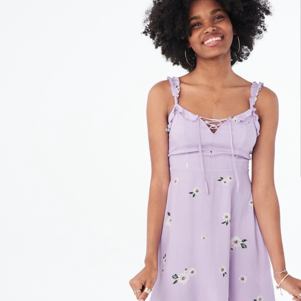 Aeropostale Lavender Daisy Dress